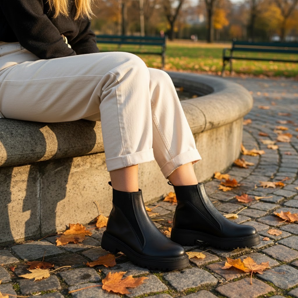 خرید آنلاین نیم بوت زنانه جزیره مدل اکو کد 01